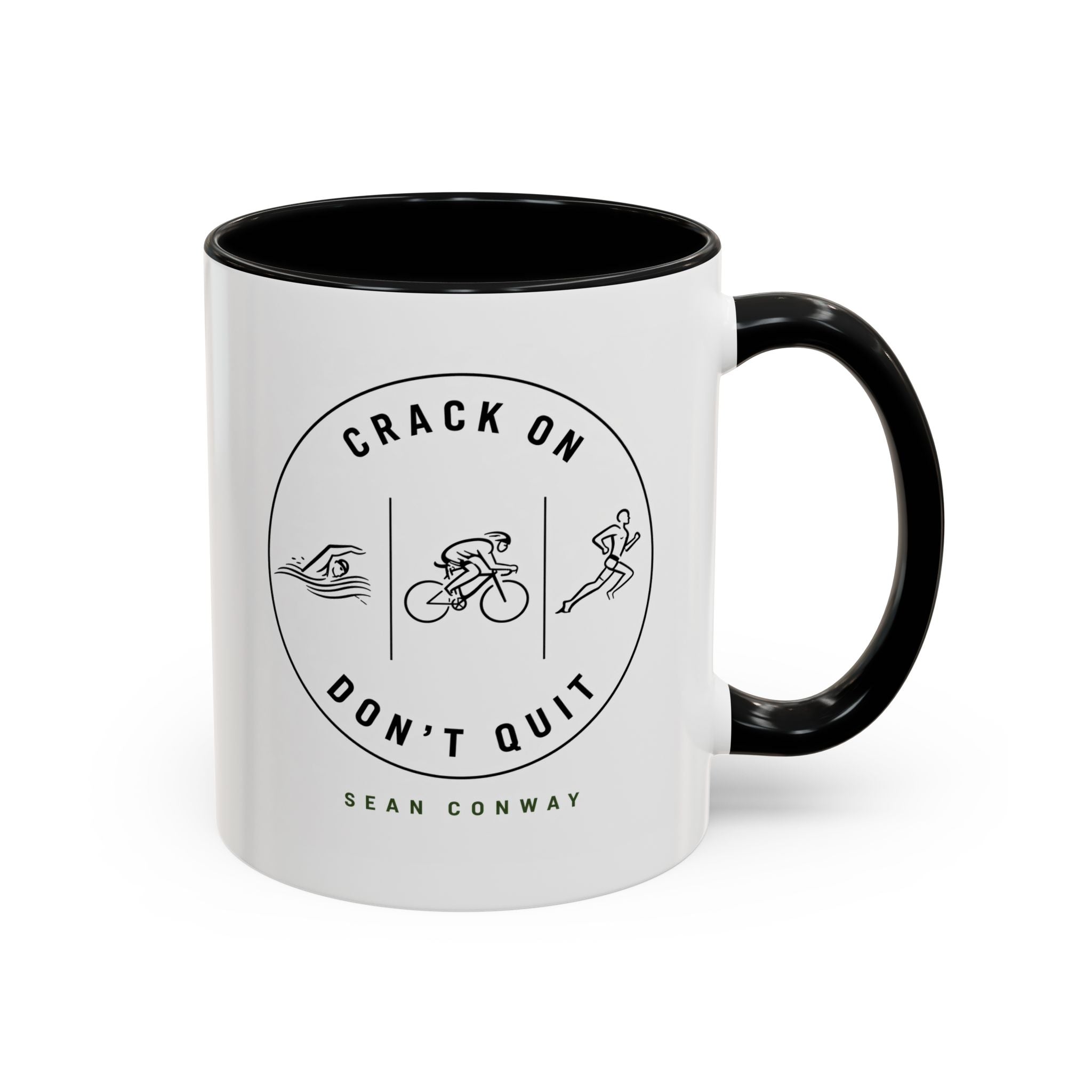 Crack on. Don't Quit. Mug