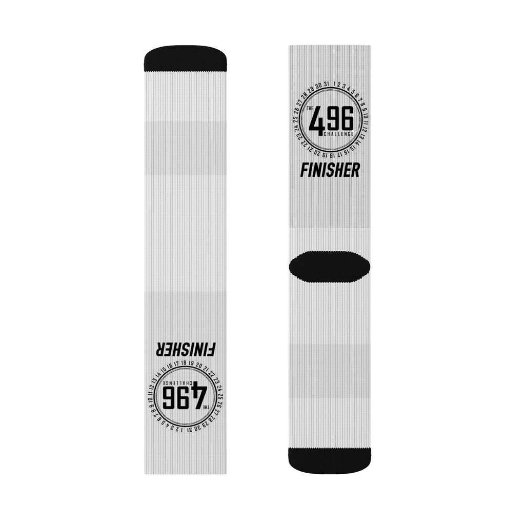 496 Challenge Finishers Socks