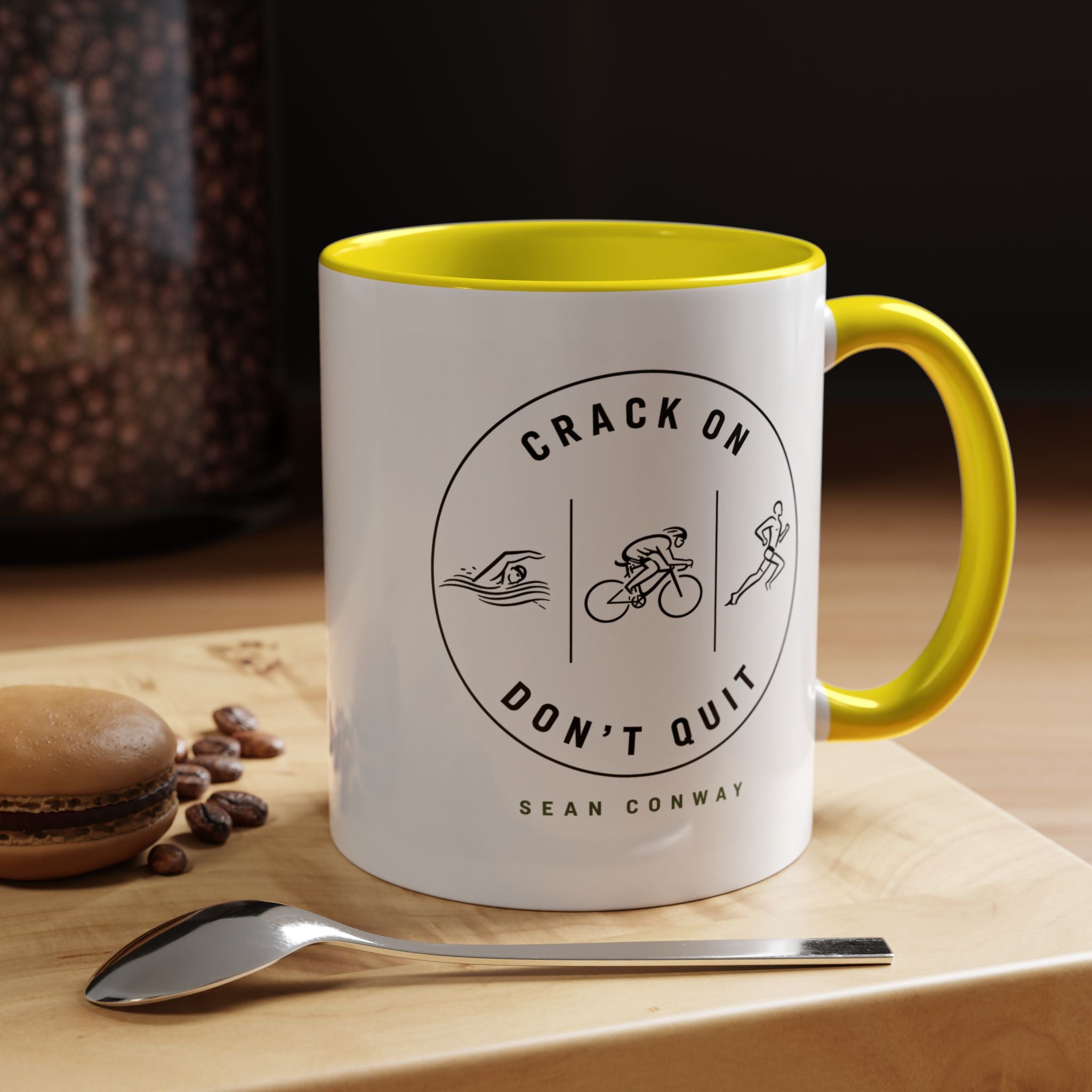 Crack on. Don't Quit. Mug