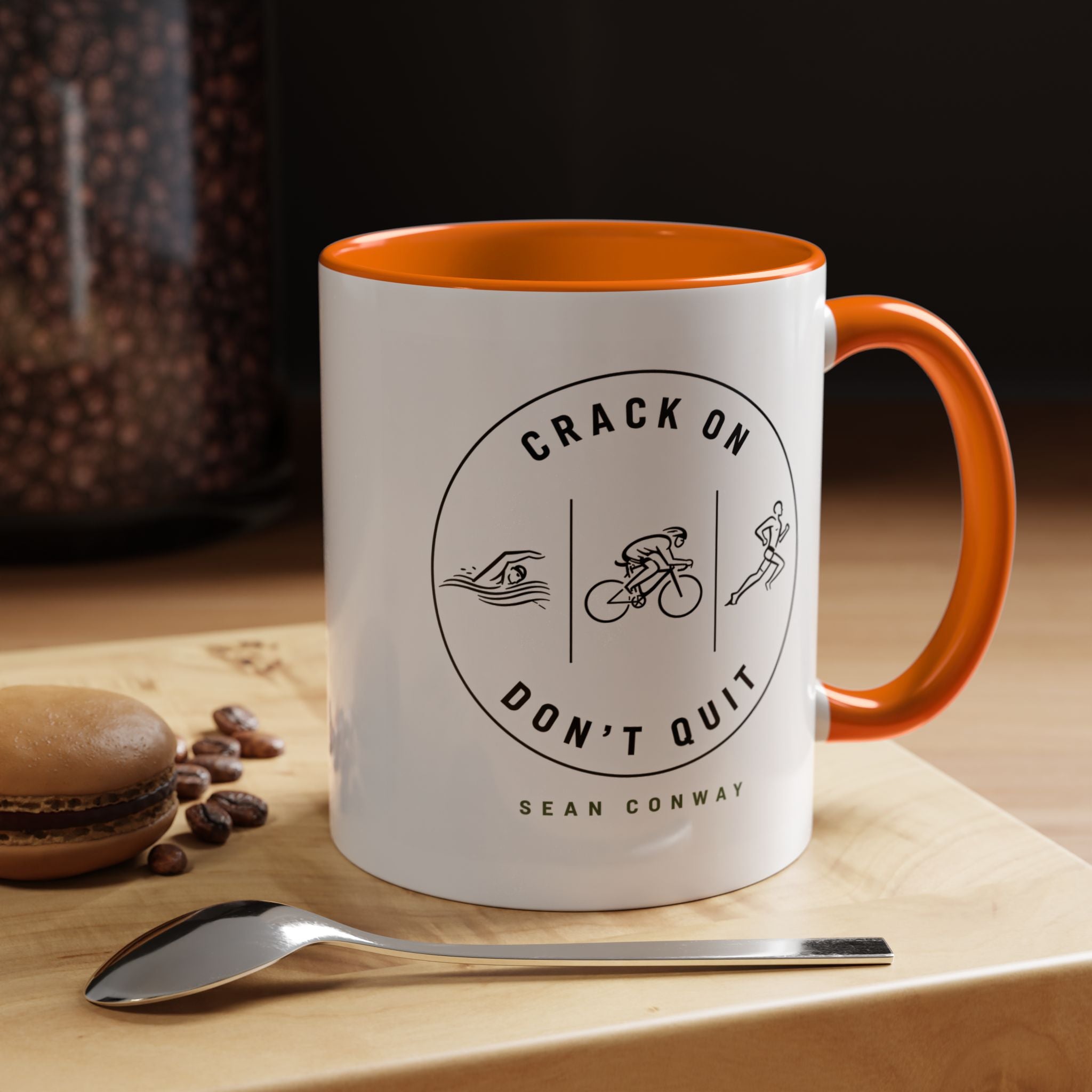 Crack on. Don't Quit. Mug